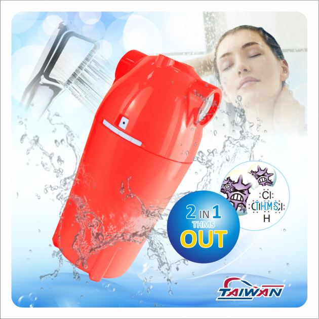 Easy-Change Design Portable Shower Filter to remove Chlorine for SPA Shower Water Filter 5
