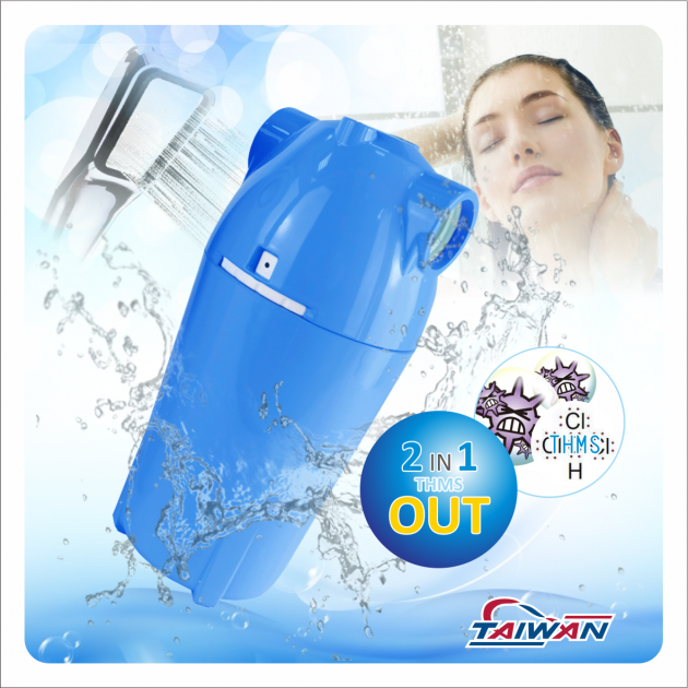 Easy-Change Design Portable Shower Filter to remove Chlorine for SPA Shower Water Filter 3